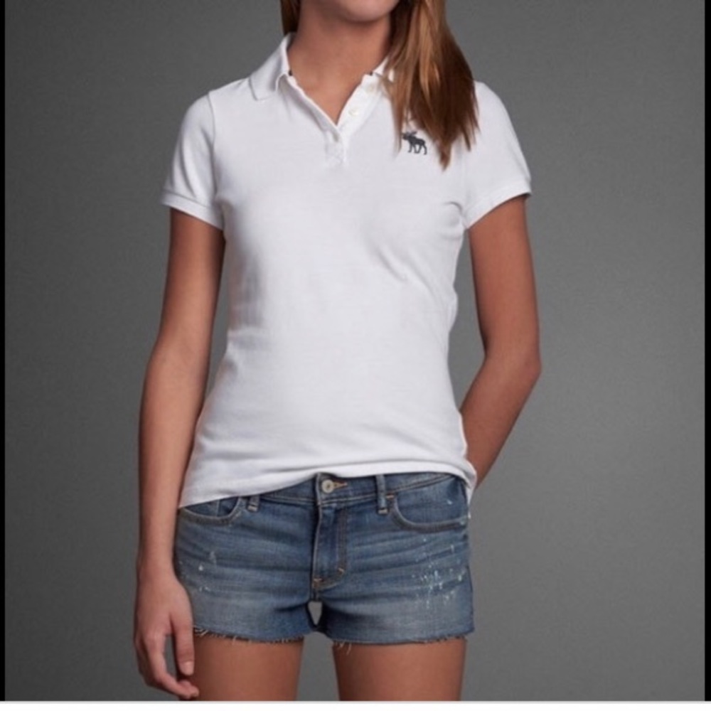 Nwt Abercrombie & Fitch Polo shirt small red - Picture 15 of 16